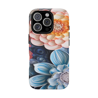Succulent Phone Case, Echeveria Plant Design - Tough Case, Protective Cover, Cactus Lover Gift, Botanical Phone Accessory