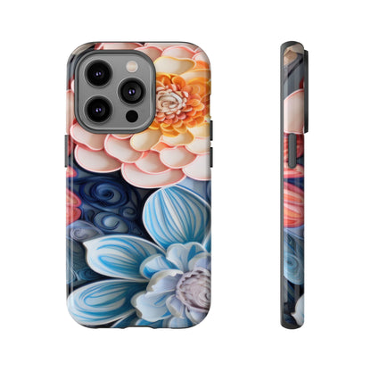 Succulent Phone Case, Echeveria Plant Design - Tough Case, Protective Cover, Cactus Lover Gift, Botanical Phone Accessory