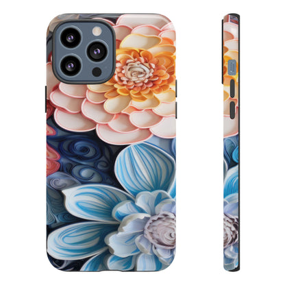 Succulent Phone Case, Echeveria Plant Design - Tough Case, Protective Cover, Cactus Lover Gift, Botanical Phone Accessory