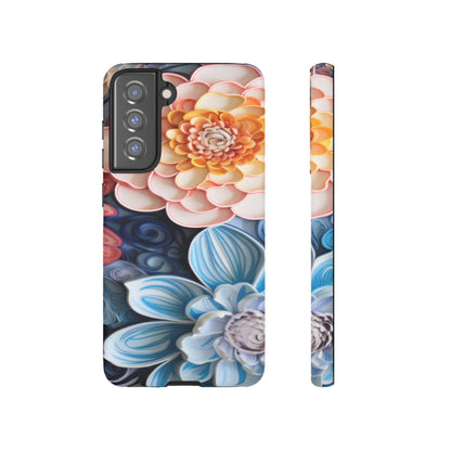Succulent Phone Case, Echeveria Plant Design - Tough Case, Protective Cover, Cactus Lover Gift, Botanical Phone Accessory