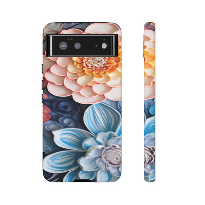 Succulent Phone Case, Echeveria Plant Design - Tough Case, Protective Cover, Cactus Lover Gift, Botanical Phone Accessory