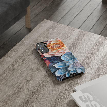 Succulent Phone Case, Echeveria Plant Design - Tough Case, Protective Cover, Cactus Lover Gift, Botanical Phone Accessory