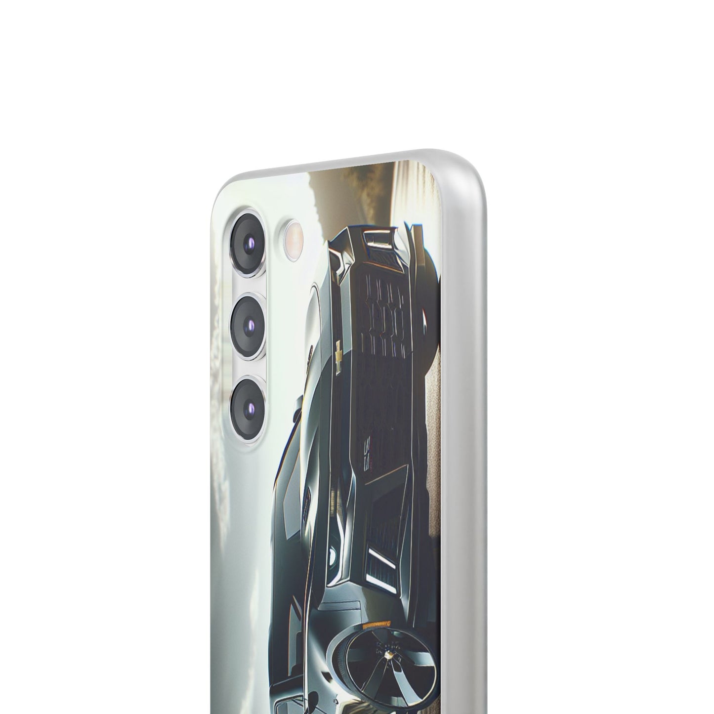 Flexi Phone Case for iPhone & Samsung – 2022 Chevy Camaro SS Car Design Protective Cover