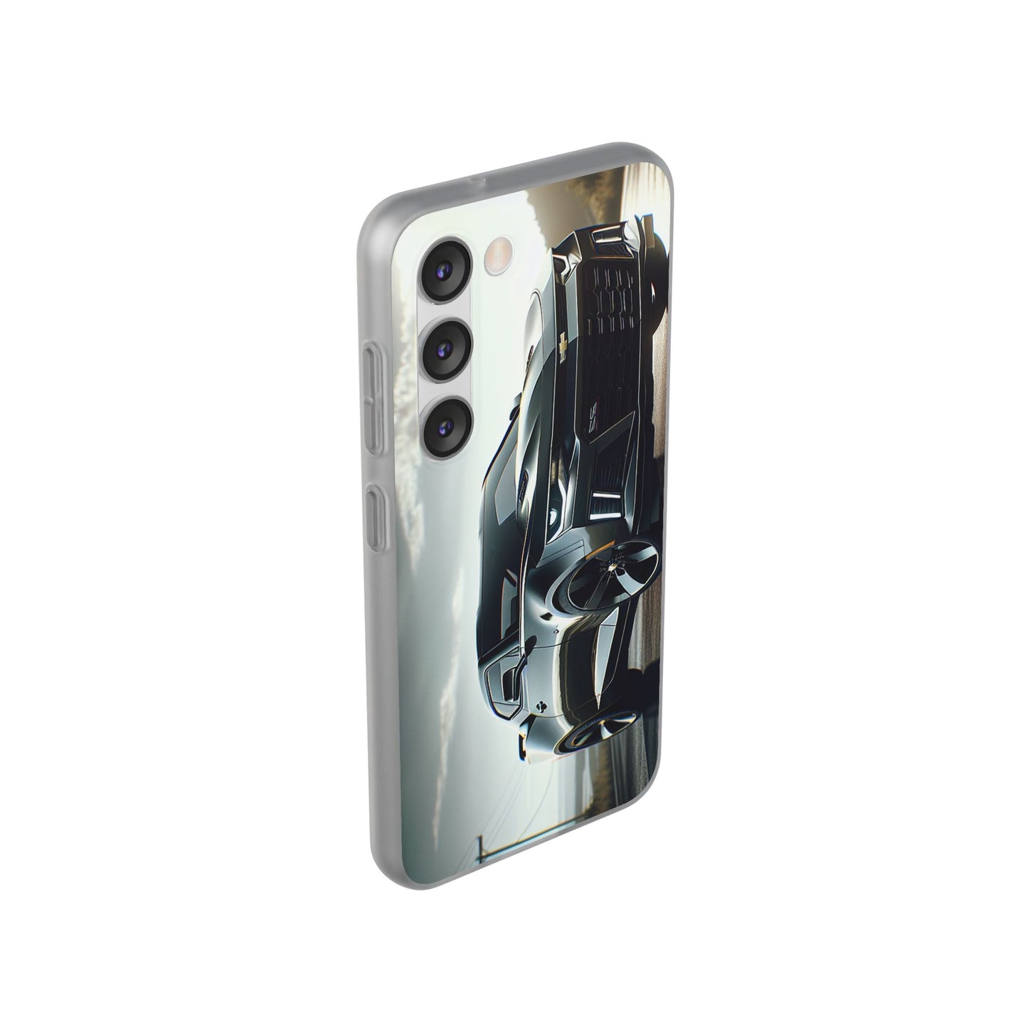 Flexi Phone Case for iPhone & Samsung – 2022 Chevy Camaro SS Car Design Protective Cover