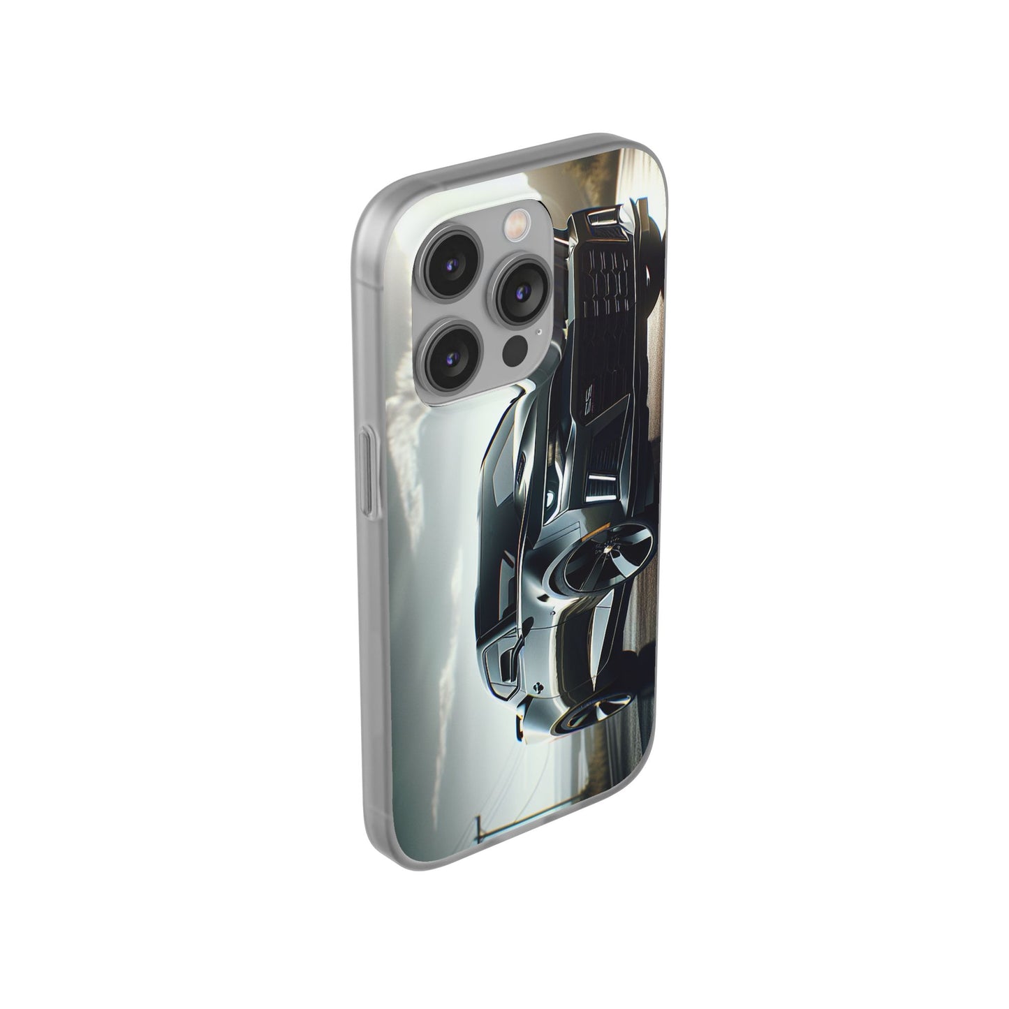 Flexi Phone Case for iPhone & Samsung – 2022 Chevy Camaro SS Car Design Protective Cover