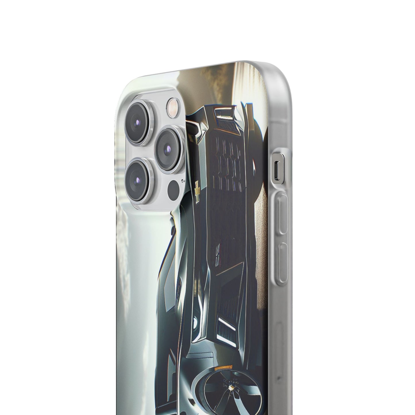 Flexi Phone Case for iPhone & Samsung – 2022 Chevy Camaro SS Car Design Protective Cover