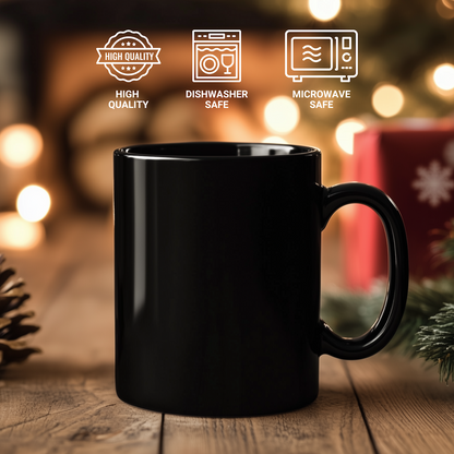 Underwriter Humor Gifts from Men to World's Best Mom By Night Black Coffee Mug - Additional