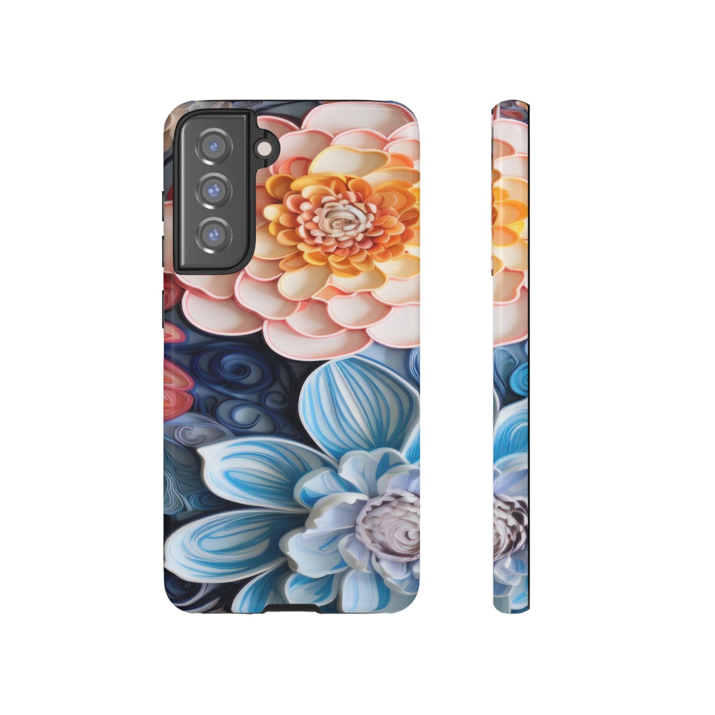 Succulent Phone Case, Echeveria Plant Design - Tough Case, Protective Cover, Cactus Lover Gift, Botanical Phone Accessory