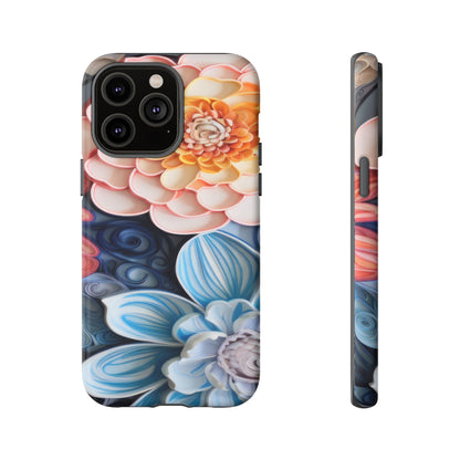 Succulent Phone Case, Echeveria Plant Design - Tough Case, Protective Cover, Cactus Lover Gift, Botanical Phone Accessory