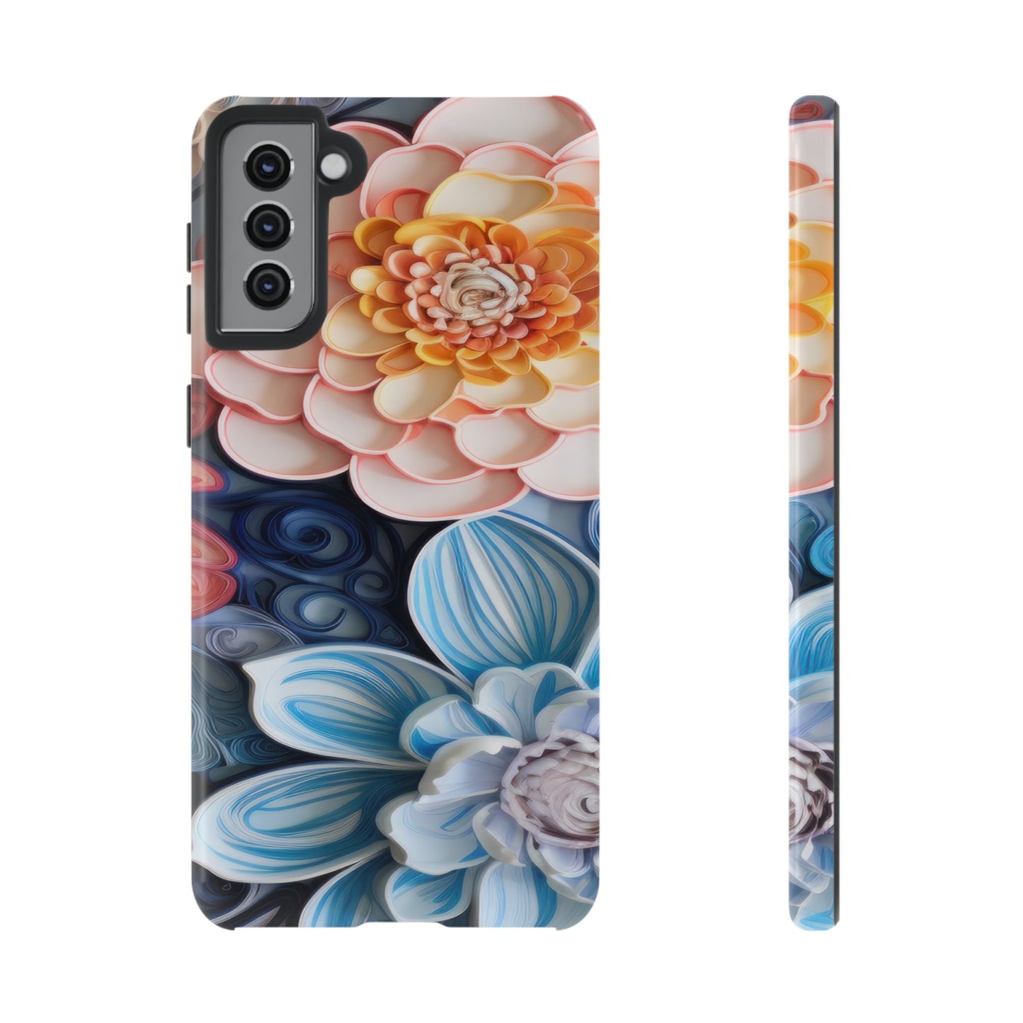 Succulent Phone Case, Echeveria Plant Design - Tough Case, Protective Cover, Cactus Lover Gift, Botanical Phone Accessory