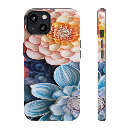 Succulent Phone Case, Echeveria Plant Design - Tough Case, Protective Cover, Cactus Lover Gift, Botanical Phone Accessory