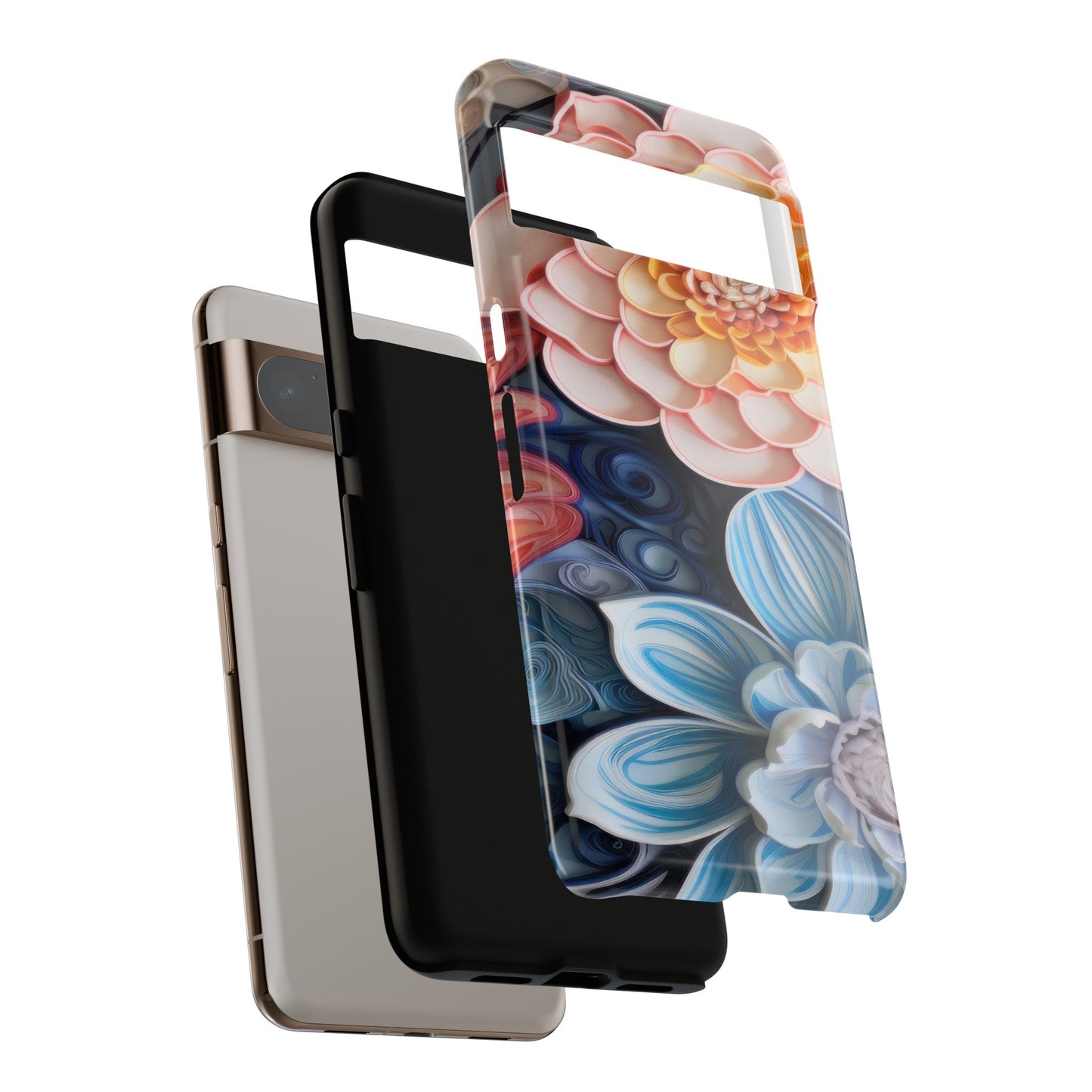 Succulent Phone Case, Echeveria Plant Design - Tough Case, Protective Cover, Cactus Lover Gift, Botanical Phone Accessory
