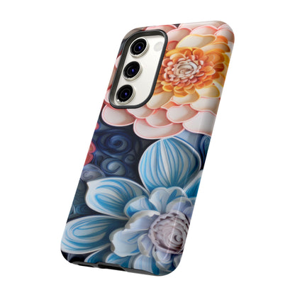 Succulent Phone Case, Echeveria Plant Design - Tough Case, Protective Cover, Cactus Lover Gift, Botanical Phone Accessory