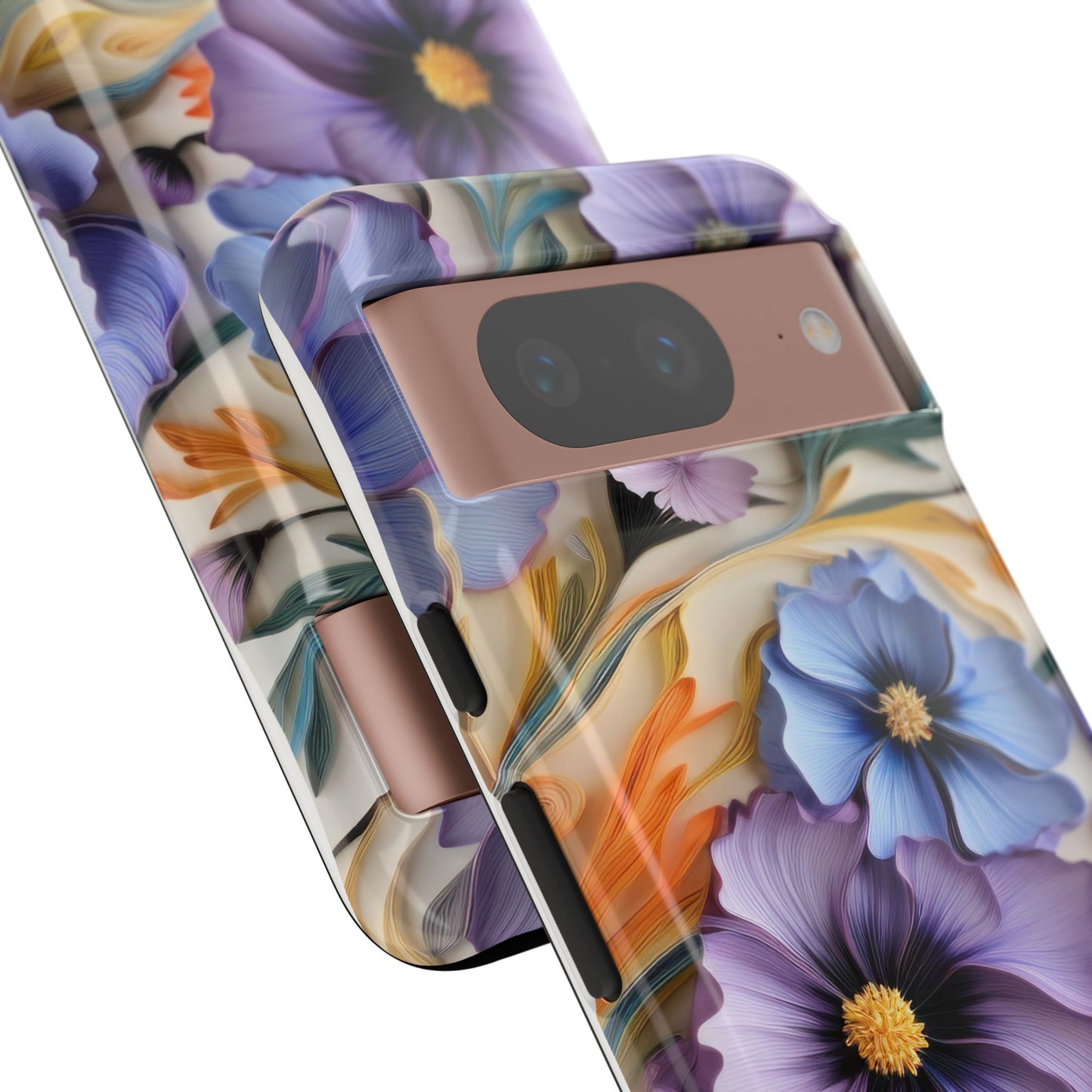Tough Cases, Cosmos Flower Phone Cover, Floral Phone Case, Protective Phone Shell, Botanical Phone Skin, Flower Pattern