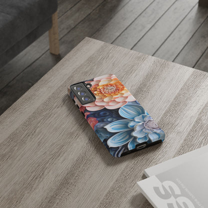 Succulent Phone Case, Echeveria Plant Design - Tough Case, Protective Cover, Cactus Lover Gift, Botanical Phone Accessory