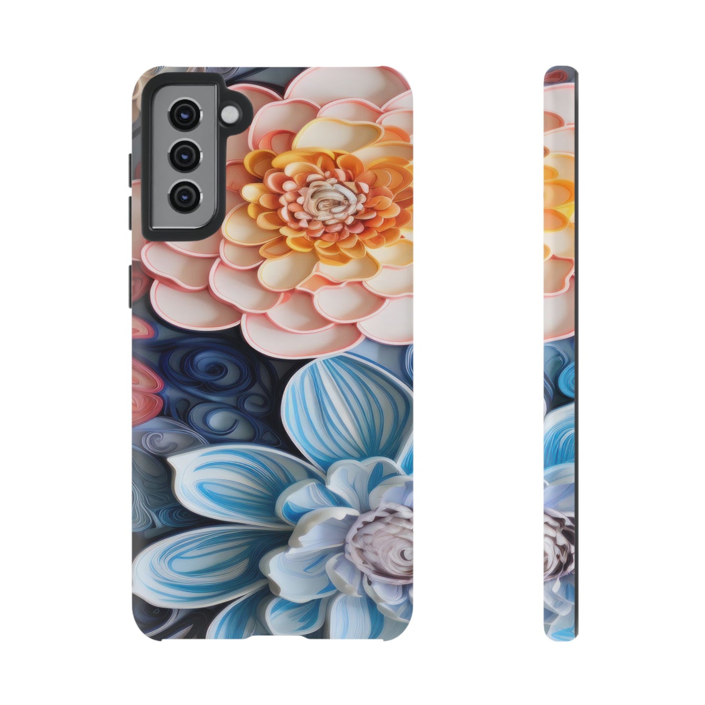 Succulent Phone Case, Echeveria Plant Design - Tough Case, Protective Cover, Cactus Lover Gift, Botanical Phone Accessory