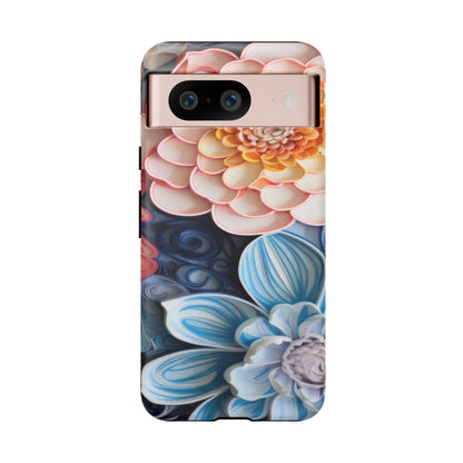 Succulent Phone Case, Echeveria Plant Design - Tough Case, Protective Cover, Cactus Lover Gift, Botanical Phone Accessory