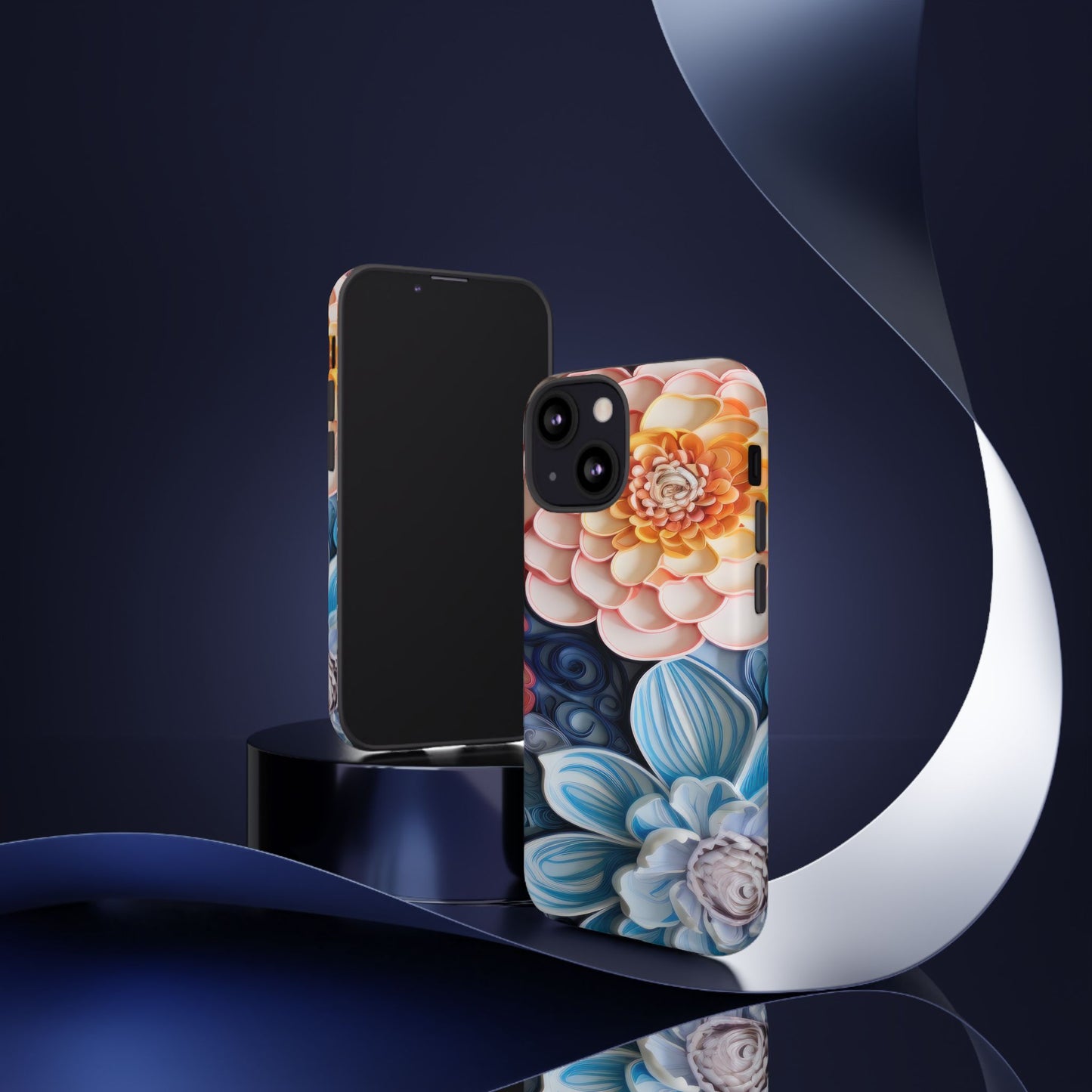 Succulent Phone Case, Echeveria Plant Design - Tough Case, Protective Cover, Cactus Lover Gift, Botanical Phone Accessory