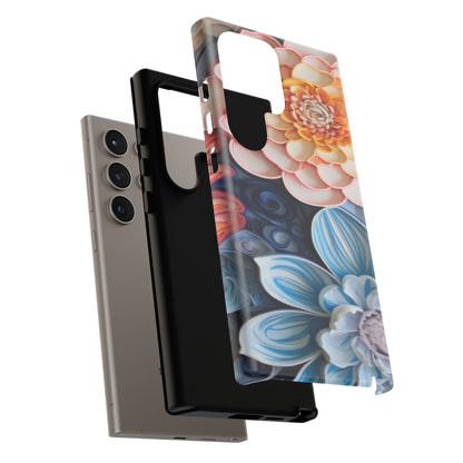 Succulent Phone Case, Echeveria Plant Design - Tough Case, Protective Cover, Cactus Lover Gift, Botanical Phone Accessory