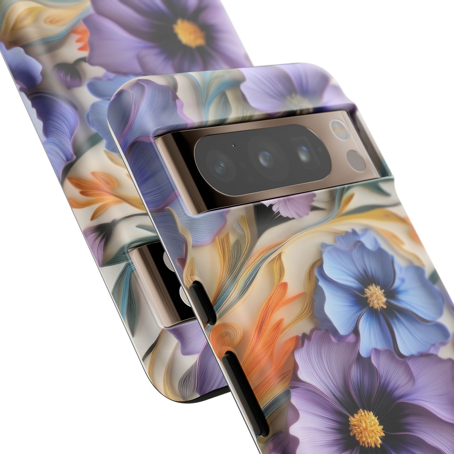 Tough Cases, Cosmos Flower Phone Cover, Floral Phone Case, Protective Phone Shell, Botanical Phone Skin, Flower Pattern