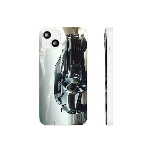 Flexi Phone Case for iPhone & Samsung – 2022 Chevy Camaro SS Car Design Protective Cover