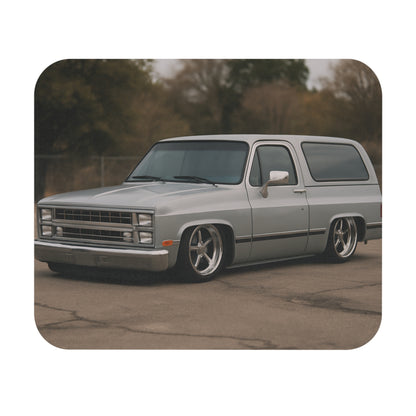 1986 Bagged Chevy Blazer Mouse Pad – Custom Truck Design Desk Accessory for Chevy Fans - Victory Thru Vision 