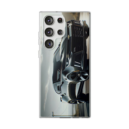 Flexi Phone Case for iPhone & Samsung – 2022 Chevy Camaro SS Car Design Protective Cover