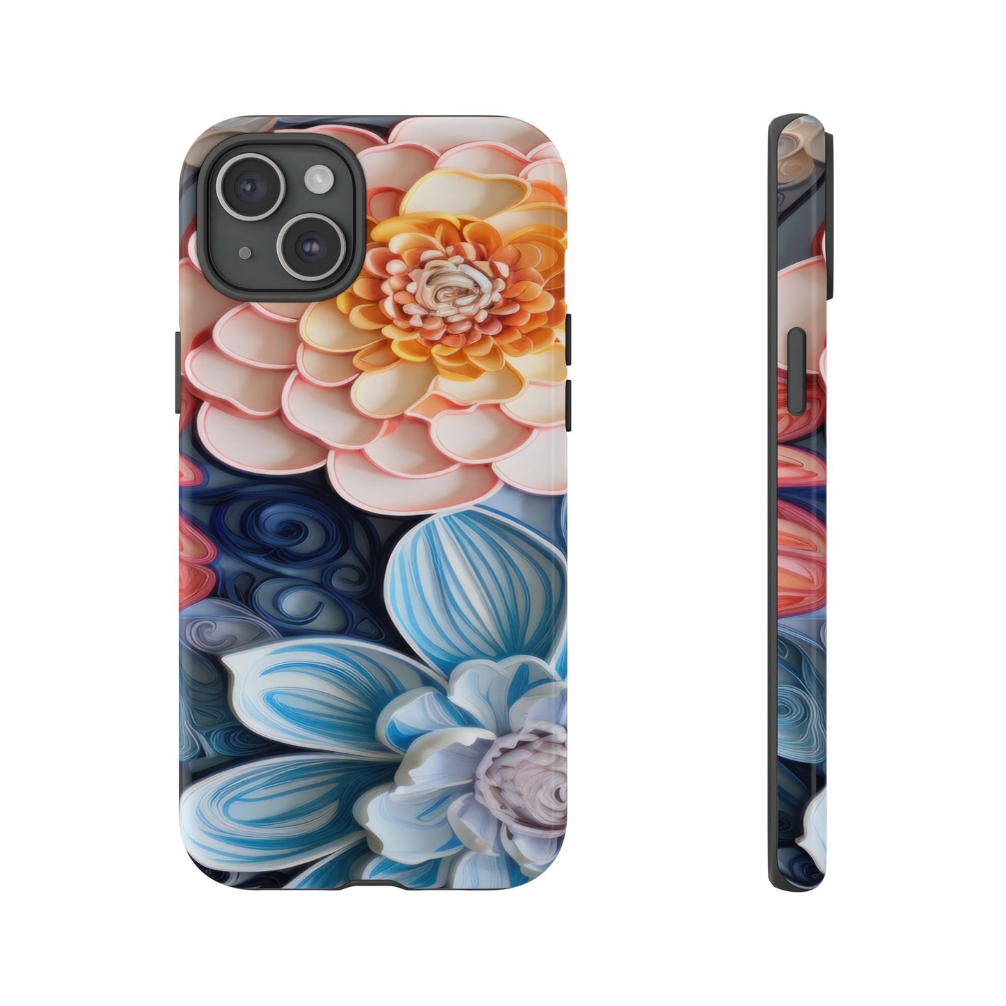 Succulent Phone Case, Echeveria Plant Design - Tough Case, Protective Cover, Cactus Lover Gift, Botanical Phone Accessory