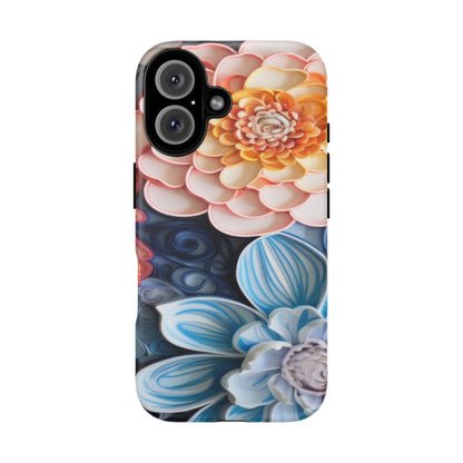 Succulent Phone Case, Echeveria Plant Design - Tough Case, Protective Cover, Cactus Lover Gift, Botanical Phone Accessory