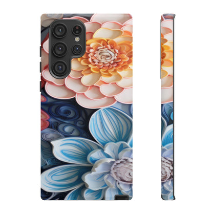 Succulent Phone Case, Echeveria Plant Design - Tough Case, Protective Cover, Cactus Lover Gift, Botanical Phone Accessory