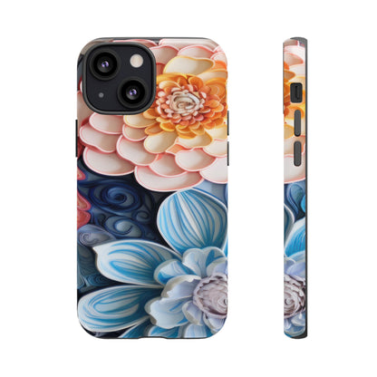 Succulent Phone Case, Echeveria Plant Design - Tough Case, Protective Cover, Cactus Lover Gift, Botanical Phone Accessory