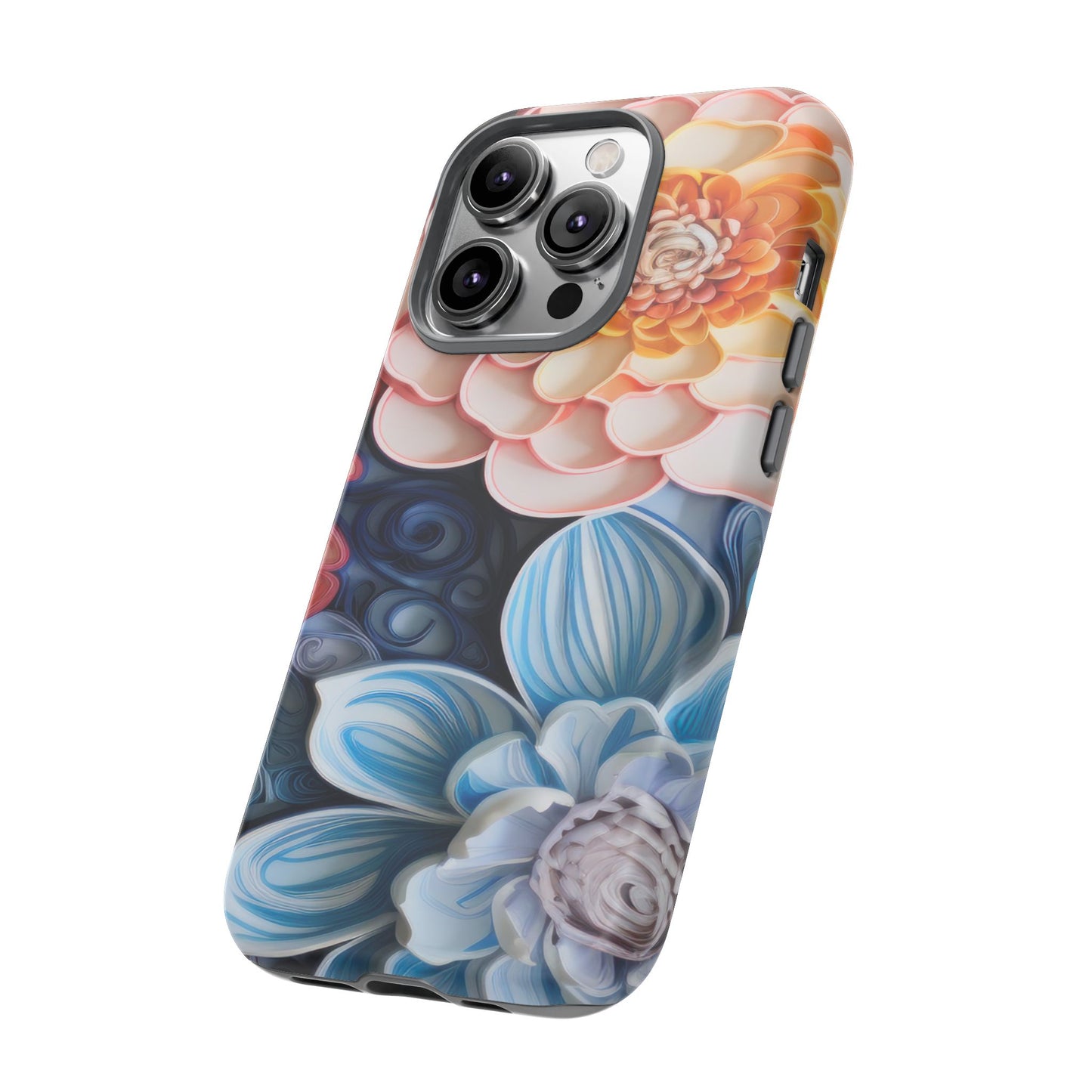 Succulent Phone Case, Echeveria Plant Design - Tough Case, Protective Cover, Cactus Lover Gift, Botanical Phone Accessory
