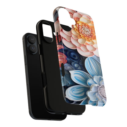 Succulent Phone Case, Echeveria Plant Design - Tough Case, Protective Cover, Cactus Lover Gift, Botanical Phone Accessory