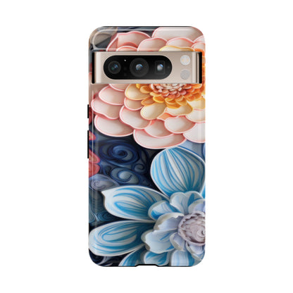 Succulent Phone Case, Echeveria Plant Design - Tough Case, Protective Cover, Cactus Lover Gift, Botanical Phone Accessory