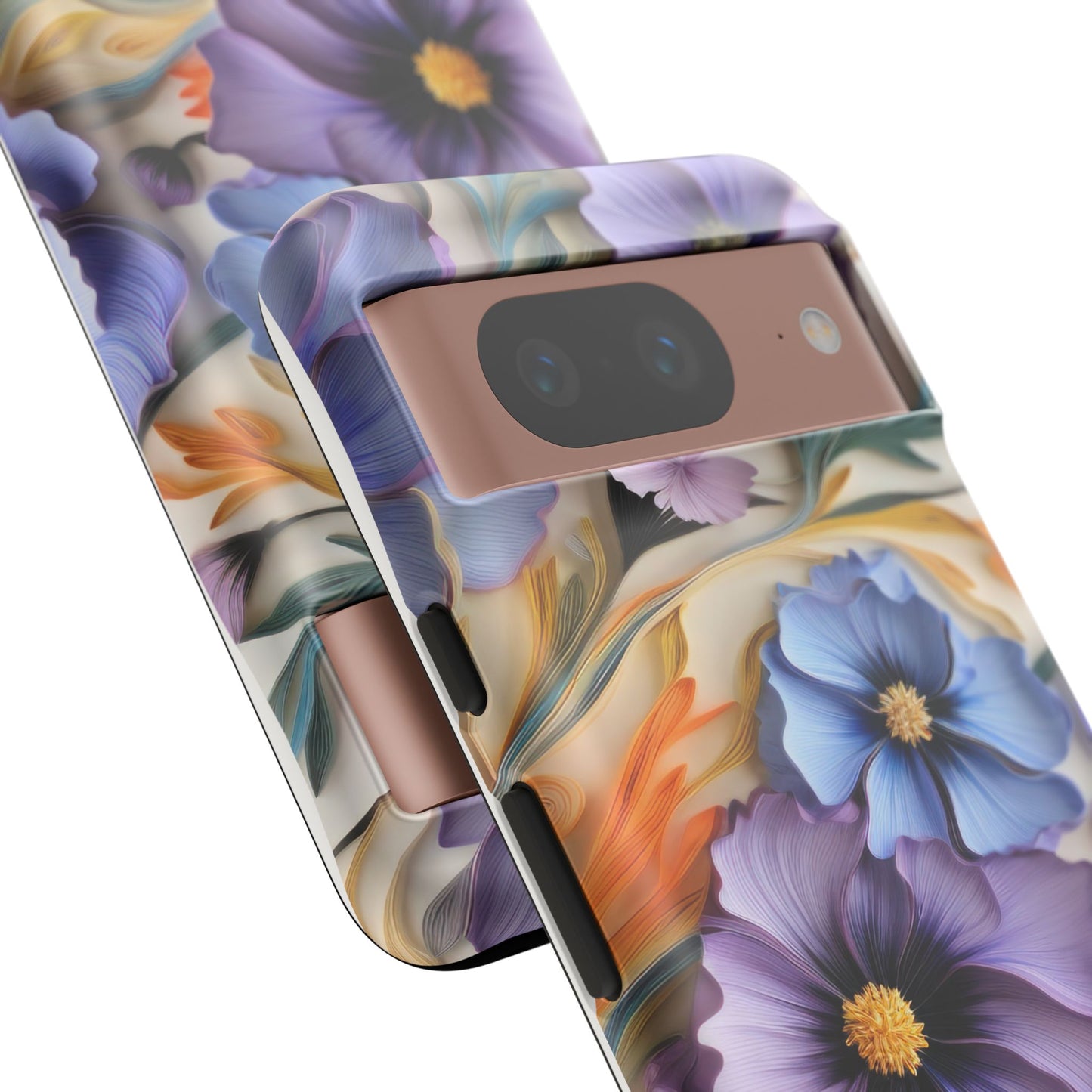 Tough Cases, Cosmos Flower Phone Cover, Floral Phone Case, Protective Phone Shell, Botanical Phone Skin, Flower Pattern