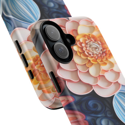 Succulent Phone Case, Echeveria Plant Design - Tough Case, Protective Cover, Cactus Lover Gift, Botanical Phone Accessory