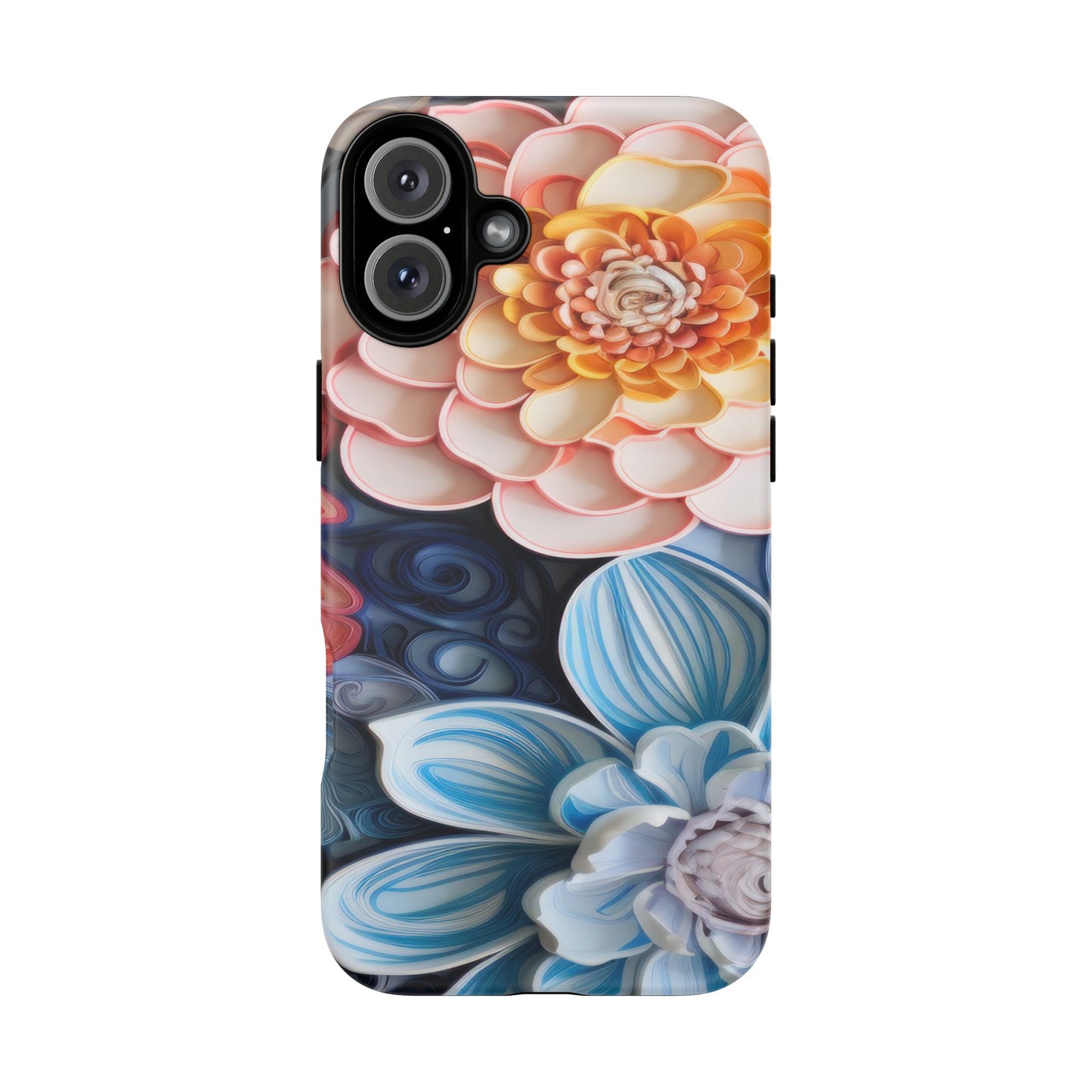 Succulent Phone Case, Echeveria Plant Design - Tough Case, Protective Cover, Cactus Lover Gift, Botanical Phone Accessory