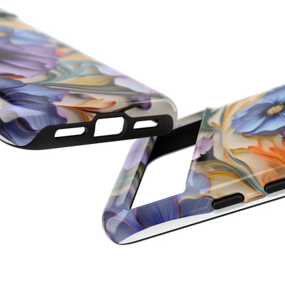 Tough Cases, Cosmos Flower Phone Cover, Floral Phone Case, Protective Phone Shell, Botanical Phone Skin, Flower Pattern
