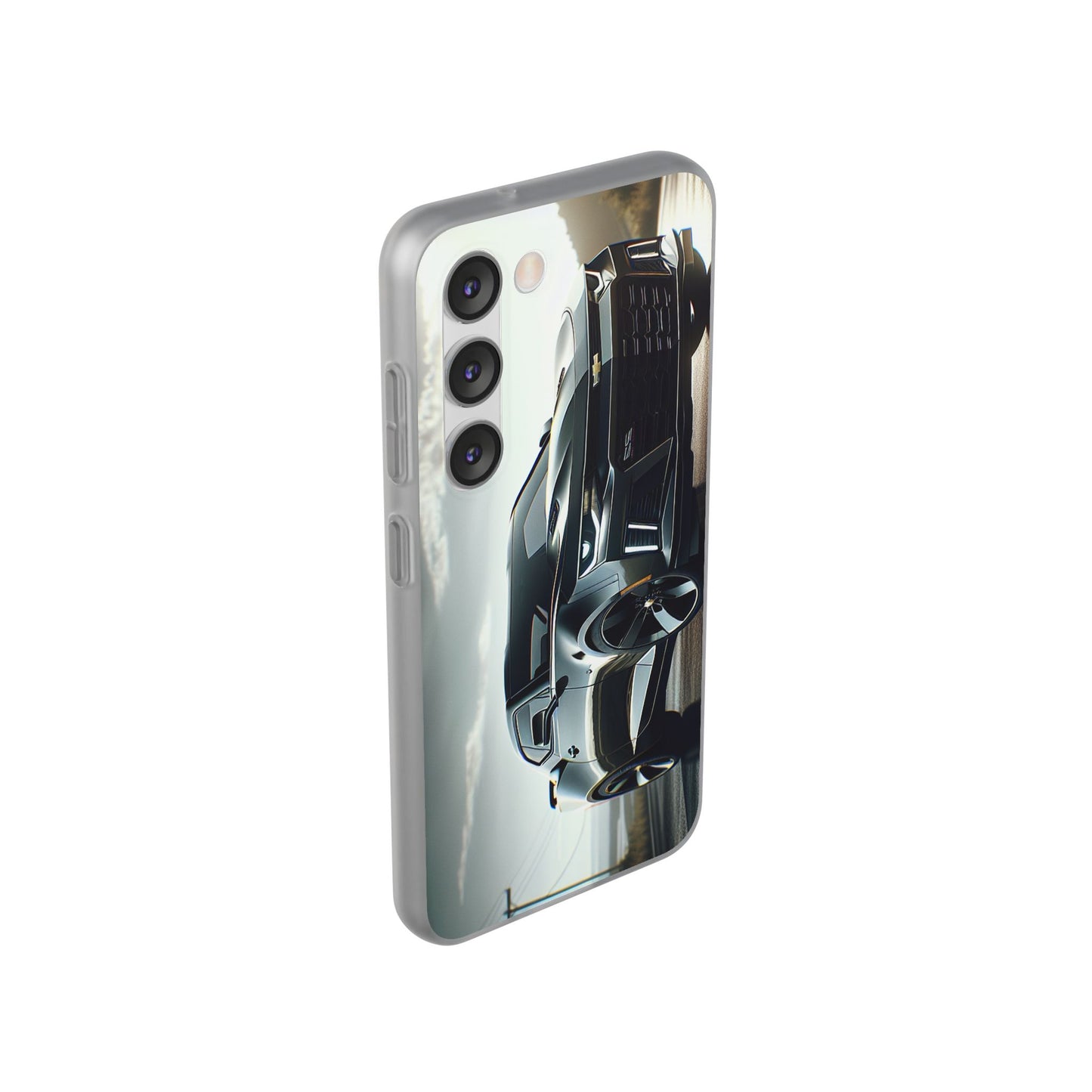 Flexi Phone Case for iPhone & Samsung – 2022 Chevy Camaro SS Car Design Protective Cover