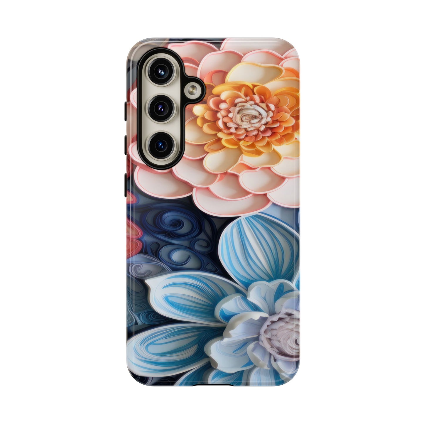 Succulent Phone Case, Echeveria Plant Design - Tough Case, Protective Cover, Cactus Lover Gift, Botanical Phone Accessory