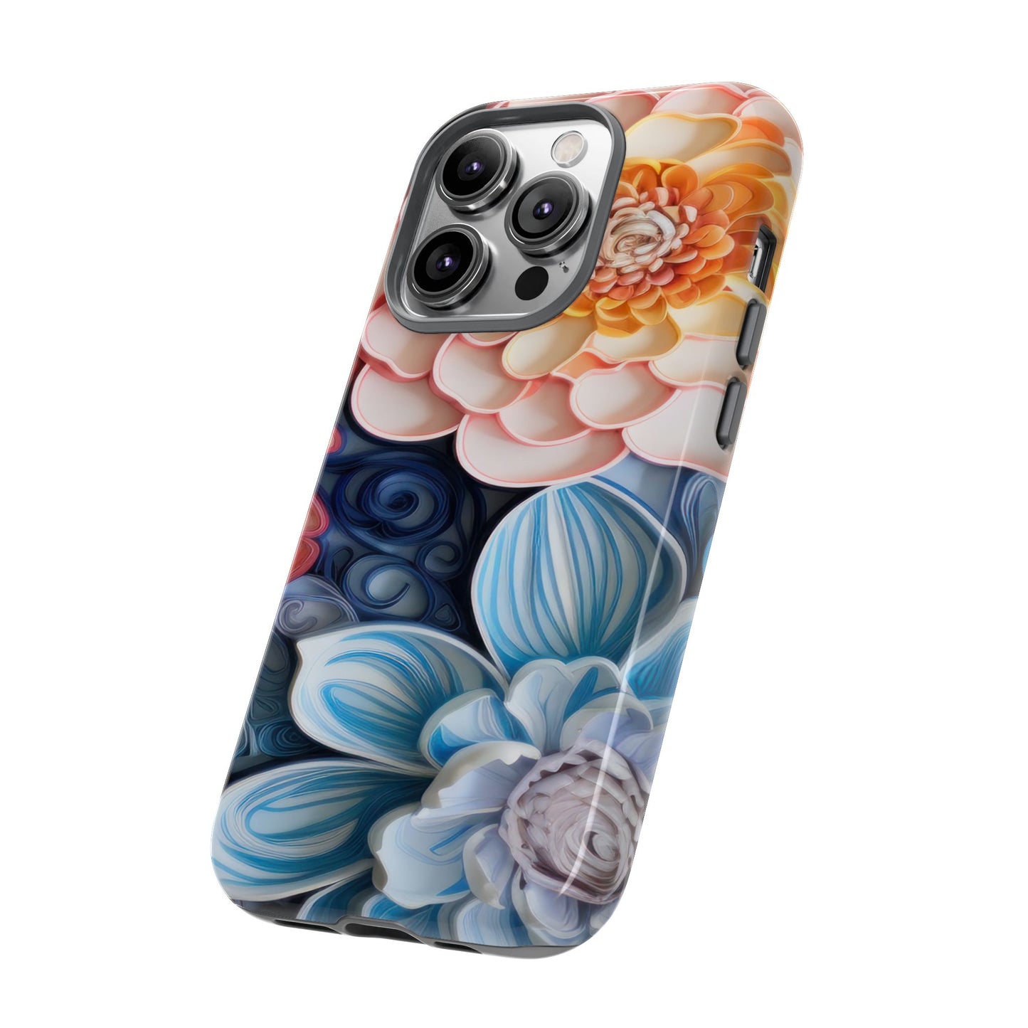 Succulent Phone Case, Echeveria Plant Design - Tough Case, Protective Cover, Cactus Lover Gift, Botanical Phone Accessory