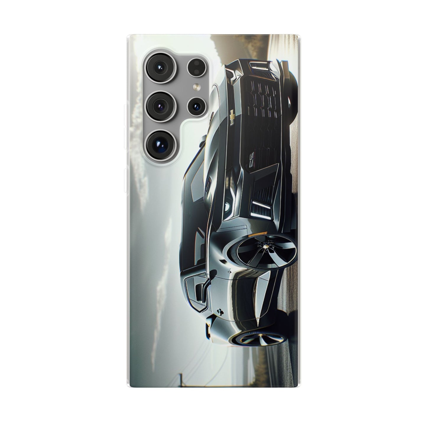 Flexi Phone Case for iPhone & Samsung – 2022 Chevy Camaro SS Car Design Protective Cover