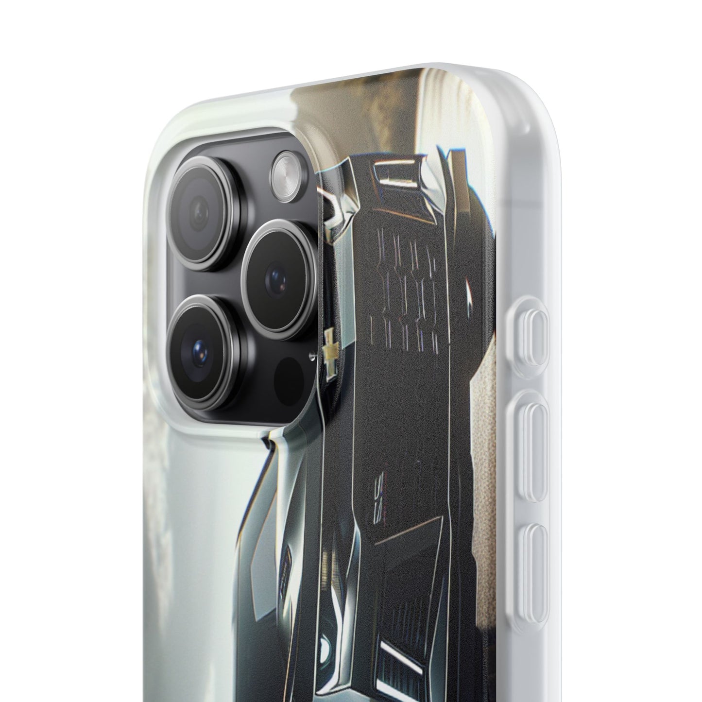 Flexi Phone Case for iPhone & Samsung – 2022 Chevy Camaro SS Car Design Protective Cover