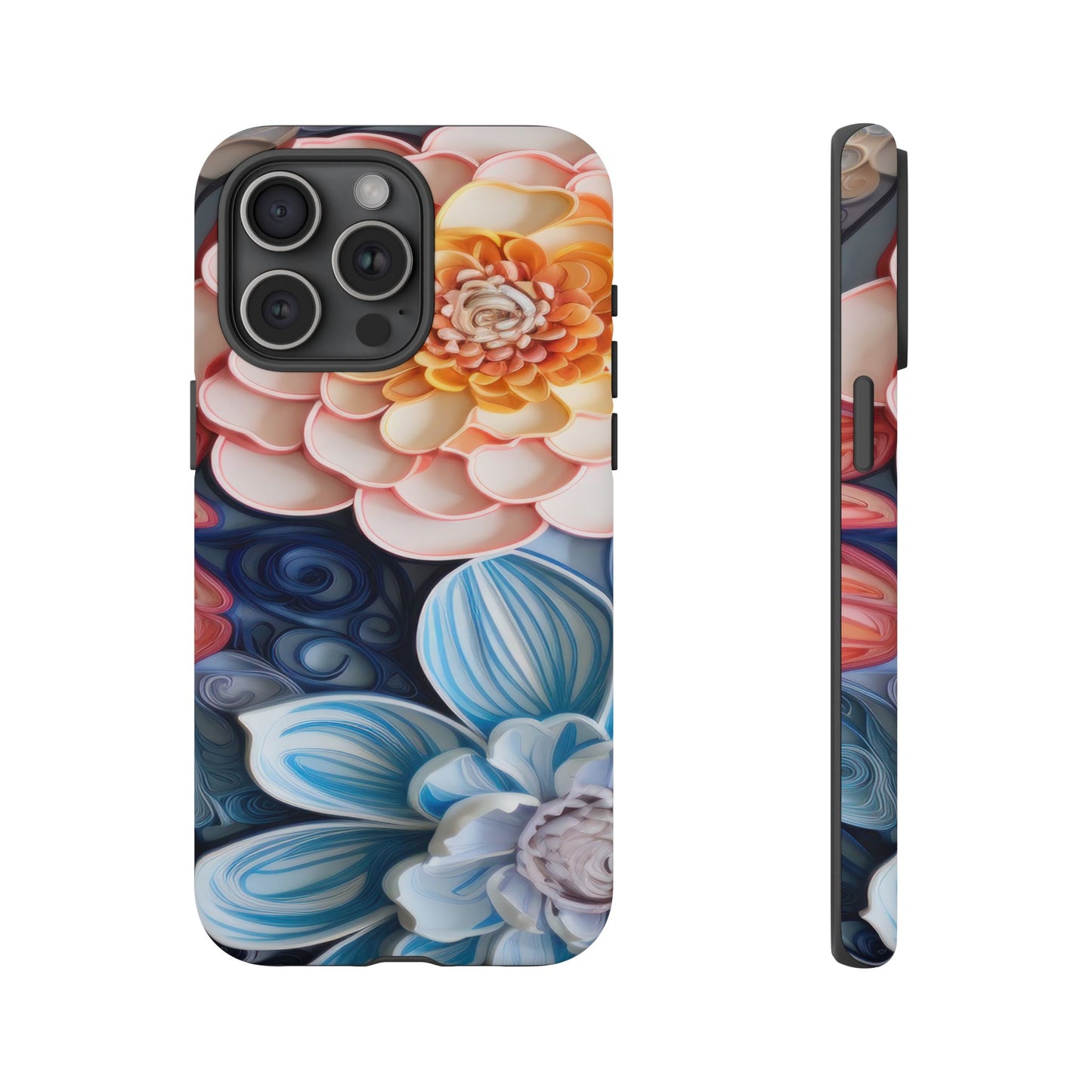 Succulent Phone Case, Echeveria Plant Design - Tough Case, Protective Cover, Cactus Lover Gift, Botanical Phone Accessory