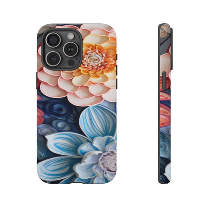 Succulent Phone Case, Echeveria Plant Design - Tough Case, Protective Cover, Cactus Lover Gift, Botanical Phone Accessory