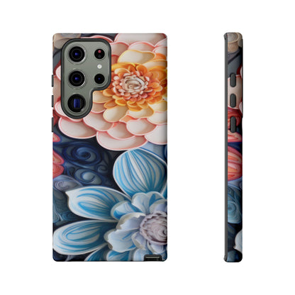 Succulent Phone Case, Echeveria Plant Design - Tough Case, Protective Cover, Cactus Lover Gift, Botanical Phone Accessory