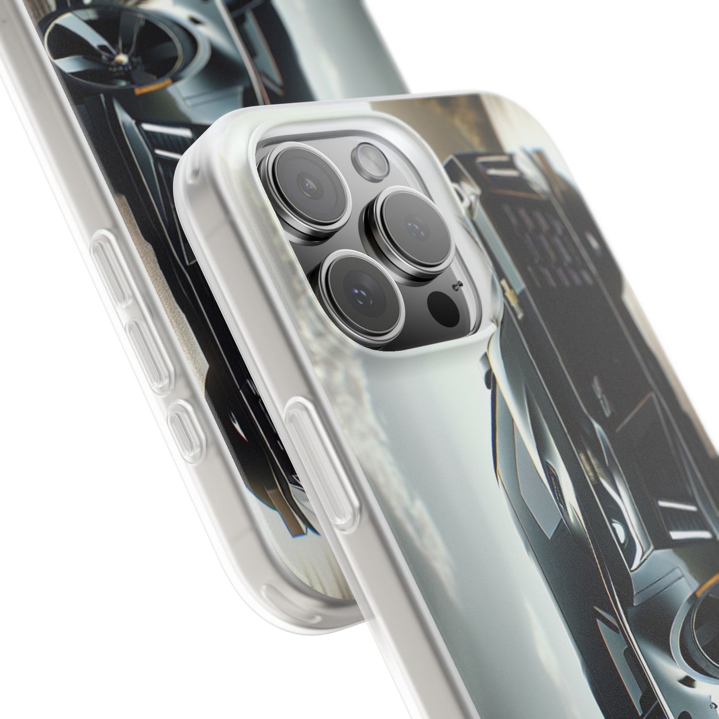 Flexi Phone Case for iPhone & Samsung – 2022 Chevy Camaro SS Car Design Protective Cover
