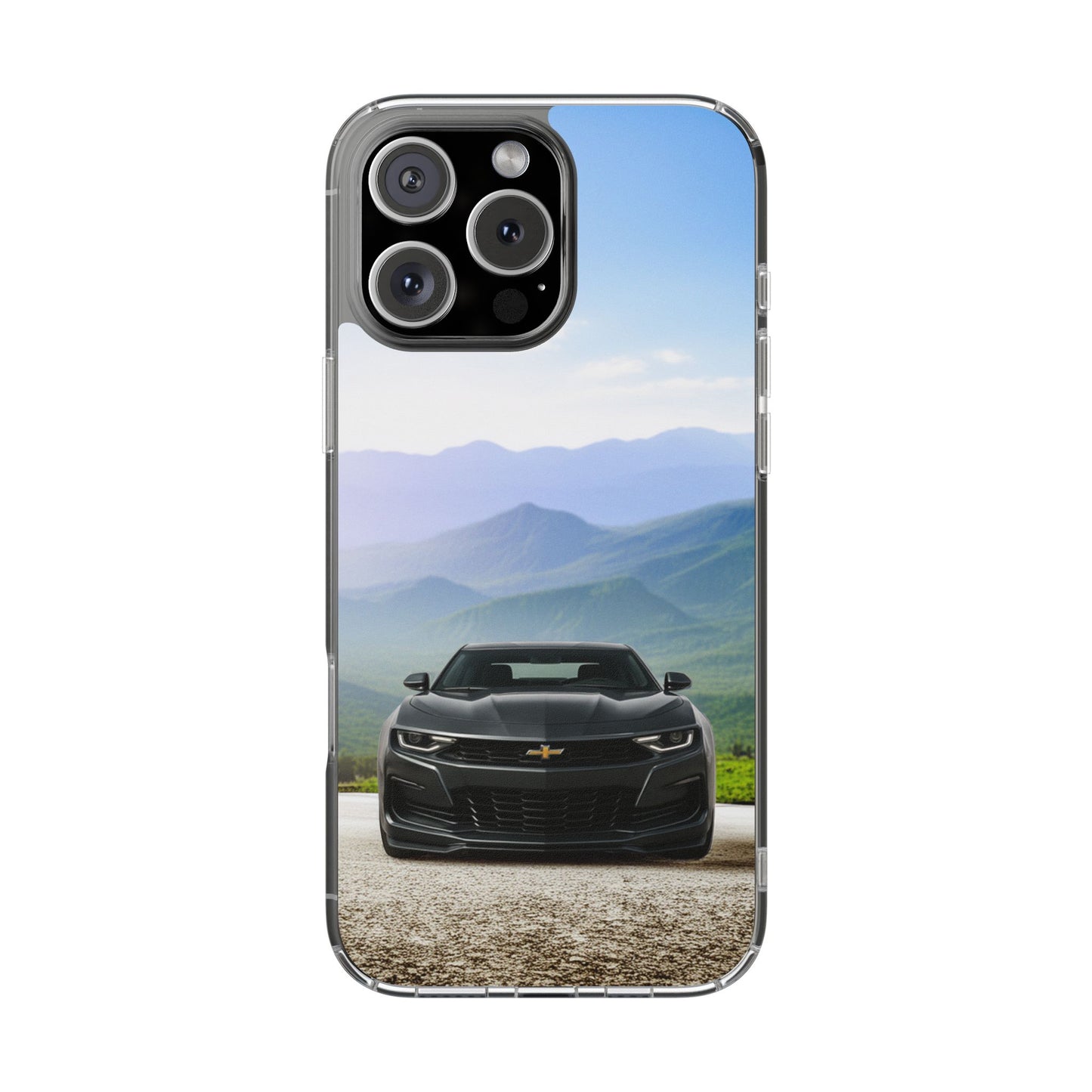 2022 Chevy Camaro SS Clear Phone Case - Ideal for Car Lovers, Outdoor Adventure, Unique Gift for Birthdays, Christmas, Stylish Accessory, Flexi Phone Case for iPhone & Samsung