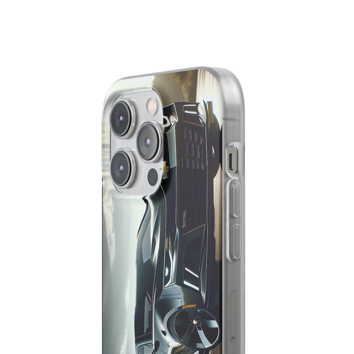 Flexi Phone Case for iPhone & Samsung – 2022 Chevy Camaro SS Car Design Protective Cover