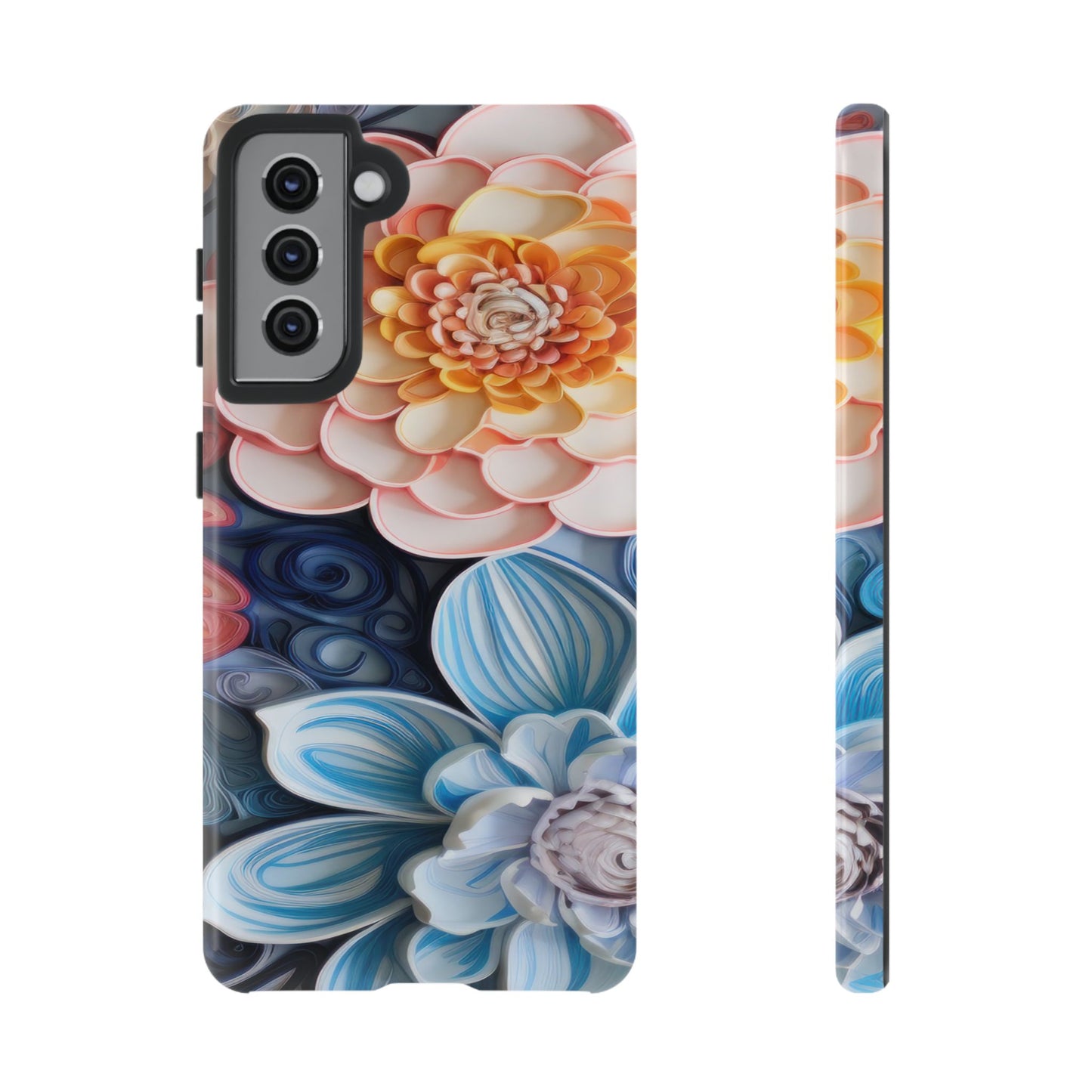 Succulent Phone Case, Echeveria Plant Design - Tough Case, Protective Cover, Cactus Lover Gift, Botanical Phone Accessory